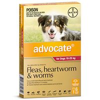 Advocate - Dogs 10-25 kgs - Red 6pk