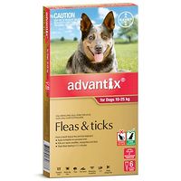 Advantix for Large Dogs 10-25kgs Red