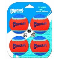 Chuckit Tennis Ball Medium 4pk