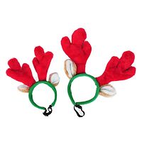 Zippy Paws Holiday Christmas Reindeer Antlers 2 sizes